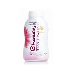 Тальк для подростков против акне и жирного блеска кожи Bhaesaj 50 гр / Bhaesaj Sweet Teen Pink Acne & Oil Control Teen Powder 50 gr