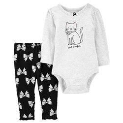 2-Piece Cat Bodysuit Pant Set