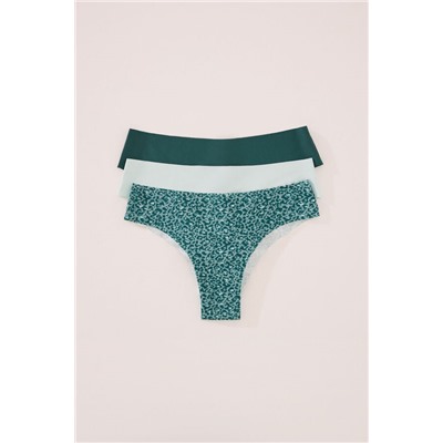 Pack 3 bragas anchas brasileñas microfibra
