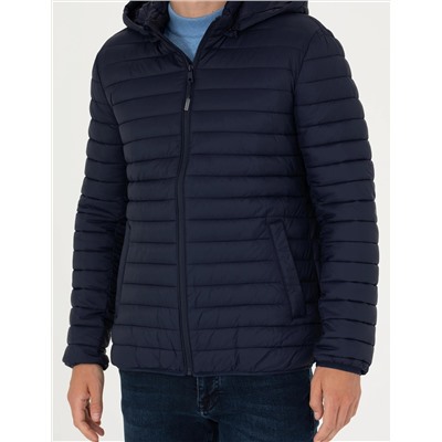 Lacivert Slim Fit Mont