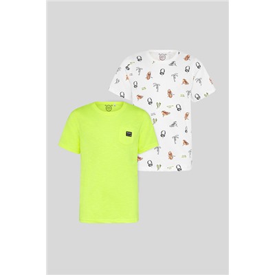 Kurzarmshirt - 2er Pack