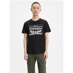 TWO HORSE GRAPHIC TEE SHIRT
