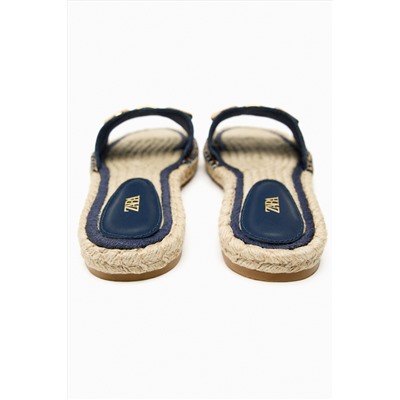 SANDALIA PLANA DENIM YUTE