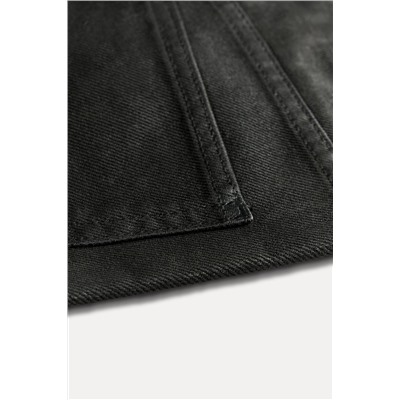 ZW COLLECTION RELAXED MID-WAIST WAXED JEANS