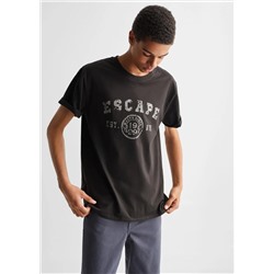 Camiseta algodón manga corta -  Niño | MANGO OUTLET España