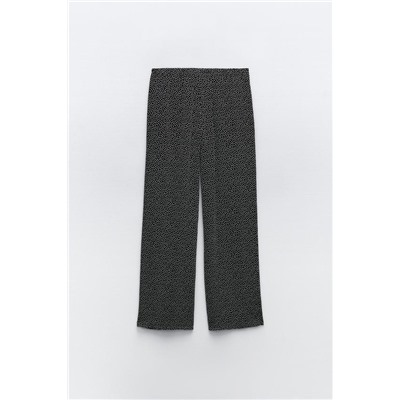 SEMI-SHEER POLKA DOT TROUSERS