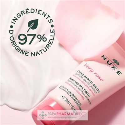 Nuxe Very Rose Crème Mains et Ongles 50ml