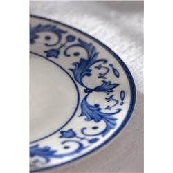 Reve Bleu Nuit Pasta Tabağı - 10 cm - Mavi/Beyaz