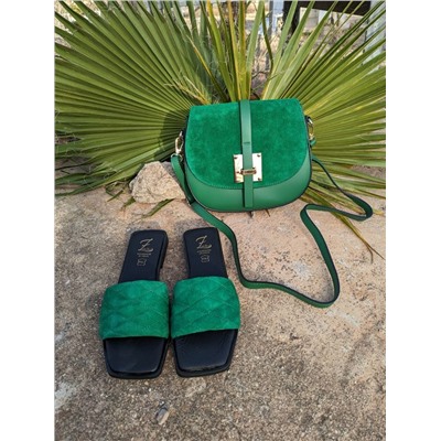 Ab.Zapatos 3420 TREBOL+Pelle 2704 verde