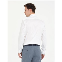 Beyaz Ex. Slim Fit Uzun Kollu Klasik Gömlek