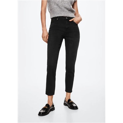 Jeans mom confort tiro alto -  Mujer | MANGO OUTLET España