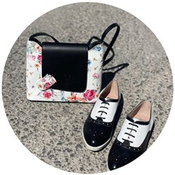 BDA · 6180 negro+Vera pelle flores АКЦИЯ