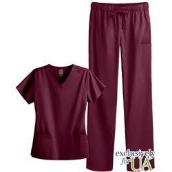 Maevn Women's Value STRETCH Scrub Set