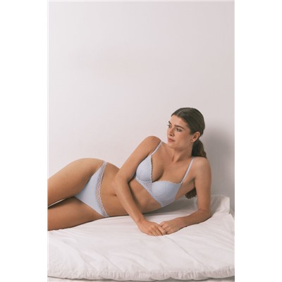 Sujetador GORGEOUS push up encaje azul