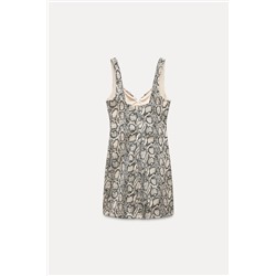 ANIMAL PRINT MINI DRESS