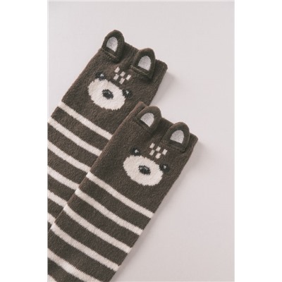 Calcetines largos print oso 3D