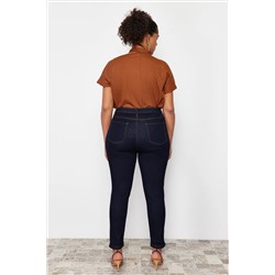 Koyu Mavi Estra Esnek Skinny Jeans TBBSS24CJ00006