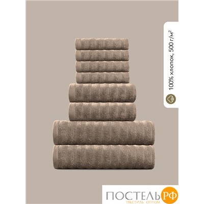ESTIA ТОРЛЕЙ беж К-т полотенец 30х50-4/50х80-2/70х130-2, 100% хлопок, 500 г/м2