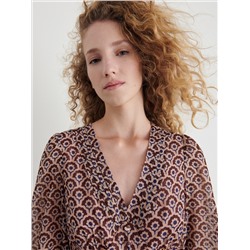 Gemustertes Minikleid