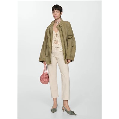Jeans slouchy cintruón vuelta