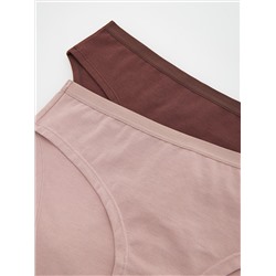 Slips mit hohem Baumwollanteil, 2er-Pack