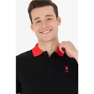 Erkek Siyah Polo Yaka Tişört