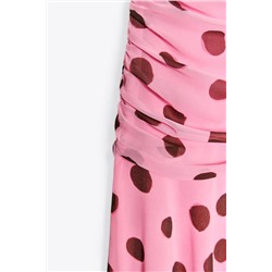 POLKA DOT LONG DRESS