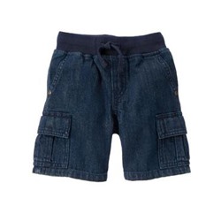 Denim Cargo Shorts