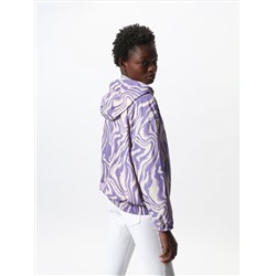 PRINTED JACKET WITH HOOD