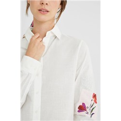 Camisa patch flores