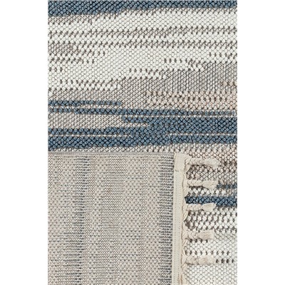 Grania Saçaklı Halı - Gri - 80x300 cm
