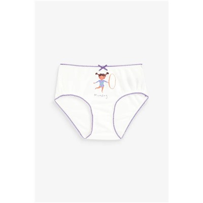 White Days Of The Week Briefs 7 Pack (1.5-12yrs)