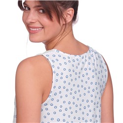 Damen Top mit Makramee-Spitze