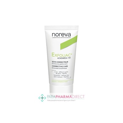 Noreva Exfoliac Acnomega 100 Soin Correcteur Peaux à Imperfections 30ml