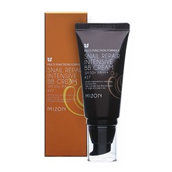 MIZON Snail Repair Intensive BB Cream SPF50+ РА+++ #27 ББ-крем с экстрактом муцина улитки 50мл