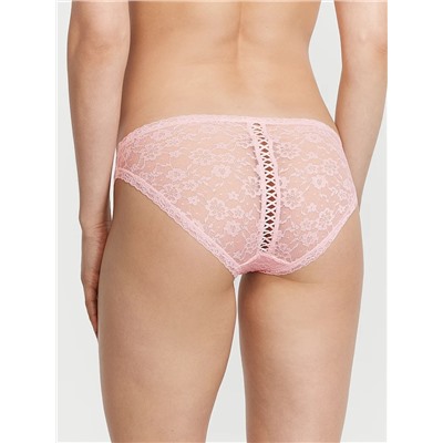 THE LACIE Lace Back Lace-Up Bikini Panty