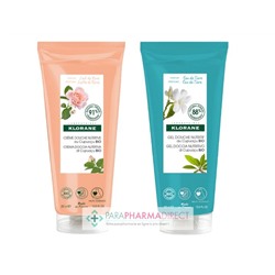 Klorane Cupuaçu Crème Douche Nutritive Lait de Rose + Gel Douche Nutritif Eau de Tiaré 2x200mlLot  × 2