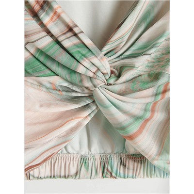 Bluse, gemustert