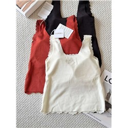 Бархатный французский кружевной топ / бюстгальтер   LA PERL*A