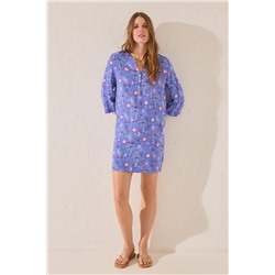 Camisola estampado azul
