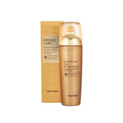 TONYMOLY INTENSE CARE Gold 24K Snail Toner Тонер для лица с муцином улитки и коллоидным золотом 140мл