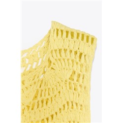 OPEN KNIT MINI DRESS