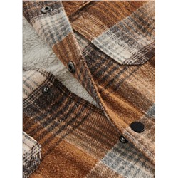 Karierte Sherpajacke