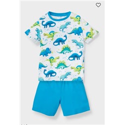 Shorty-Pyjama -Bio-Baumwolle - 2 teilig