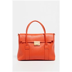 Bolso de piel Amy Naranja
