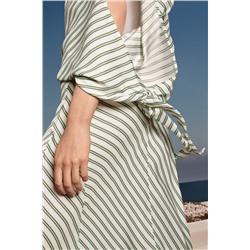 LIMITED EDITION STRIPED DRESS WITH TIE DETAIL