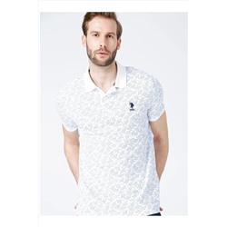 U.S. Polo Assn. Erkek Beyaz Polo Yaka T-Shirt 505851697