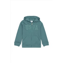 Kız Çocuk Mint Basic Sweatshirt