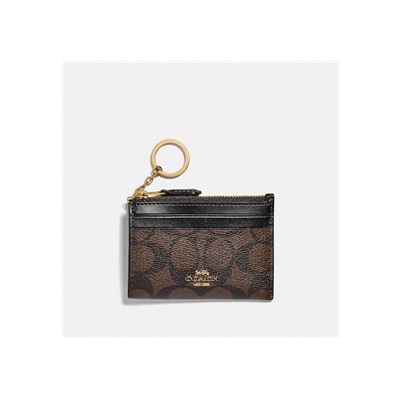 Mini Skinny Id Case In Signature Canvas