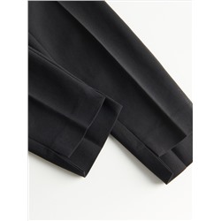 Zigarettenhose mit elastischem Bund